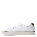 Championes de Hombre Democrata YANE acordonado Blanco / Azul Jeans
