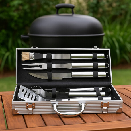 Maletín barbacoa 5 piezas Maletín barbacoa 5 piezas