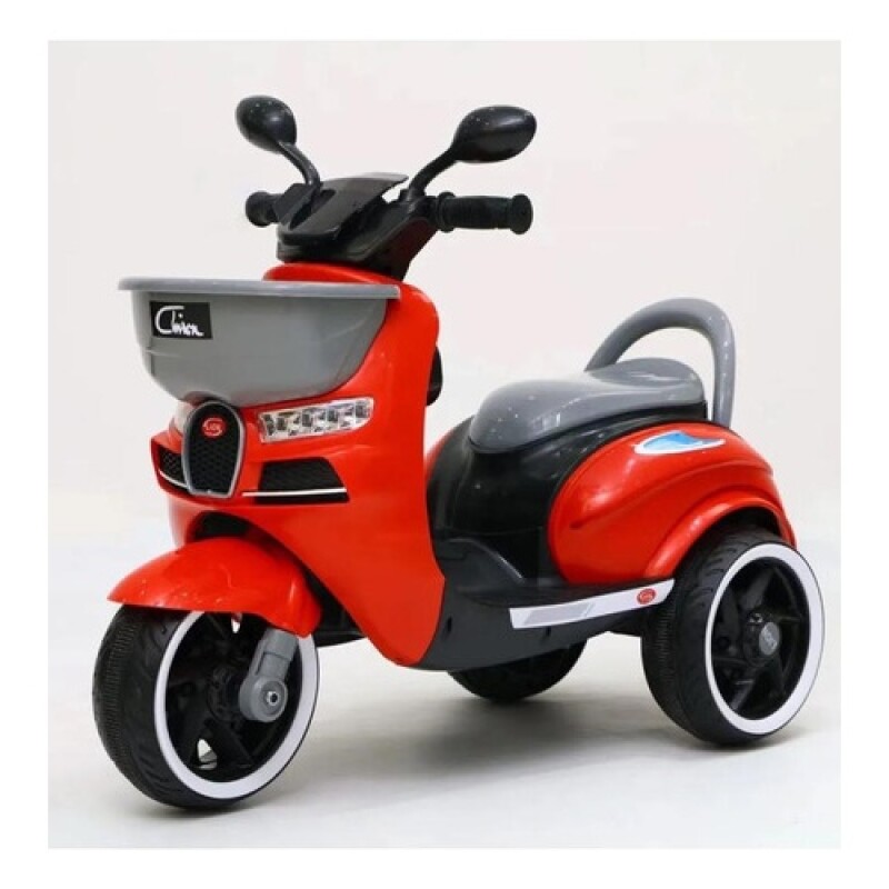 Moto a batería Bebesit Scooby 2.0 6V Rojo