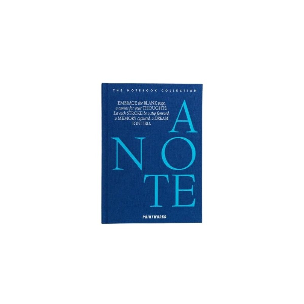 PRINTWORKS NOTEBOOK JUST A NOTE AZUL PRINTWORKS NOTEBOOK JUST A NOTE AZUL