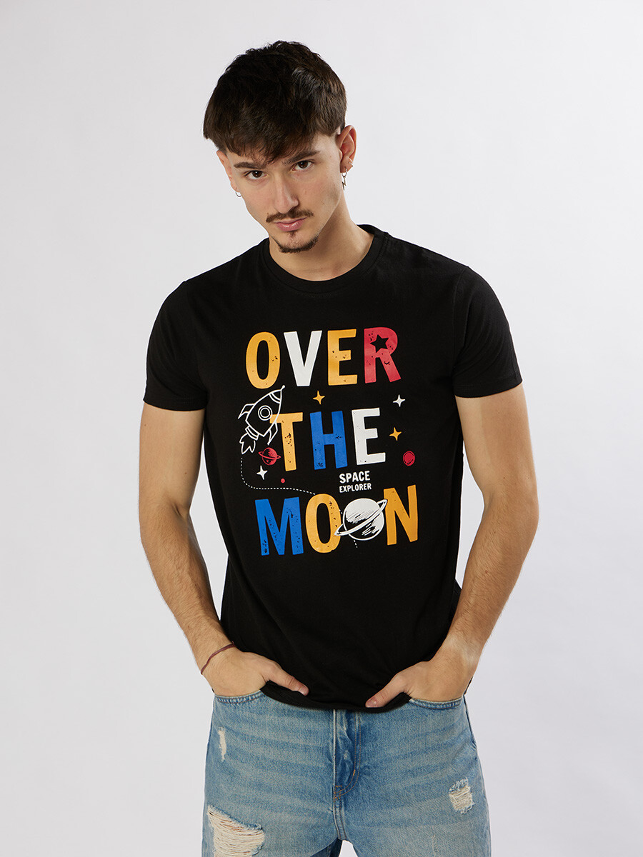 T-SHIRT OMERA - Negro 