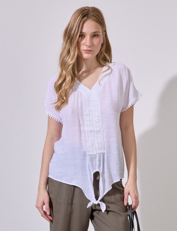 Blusa Broderie BLANCO