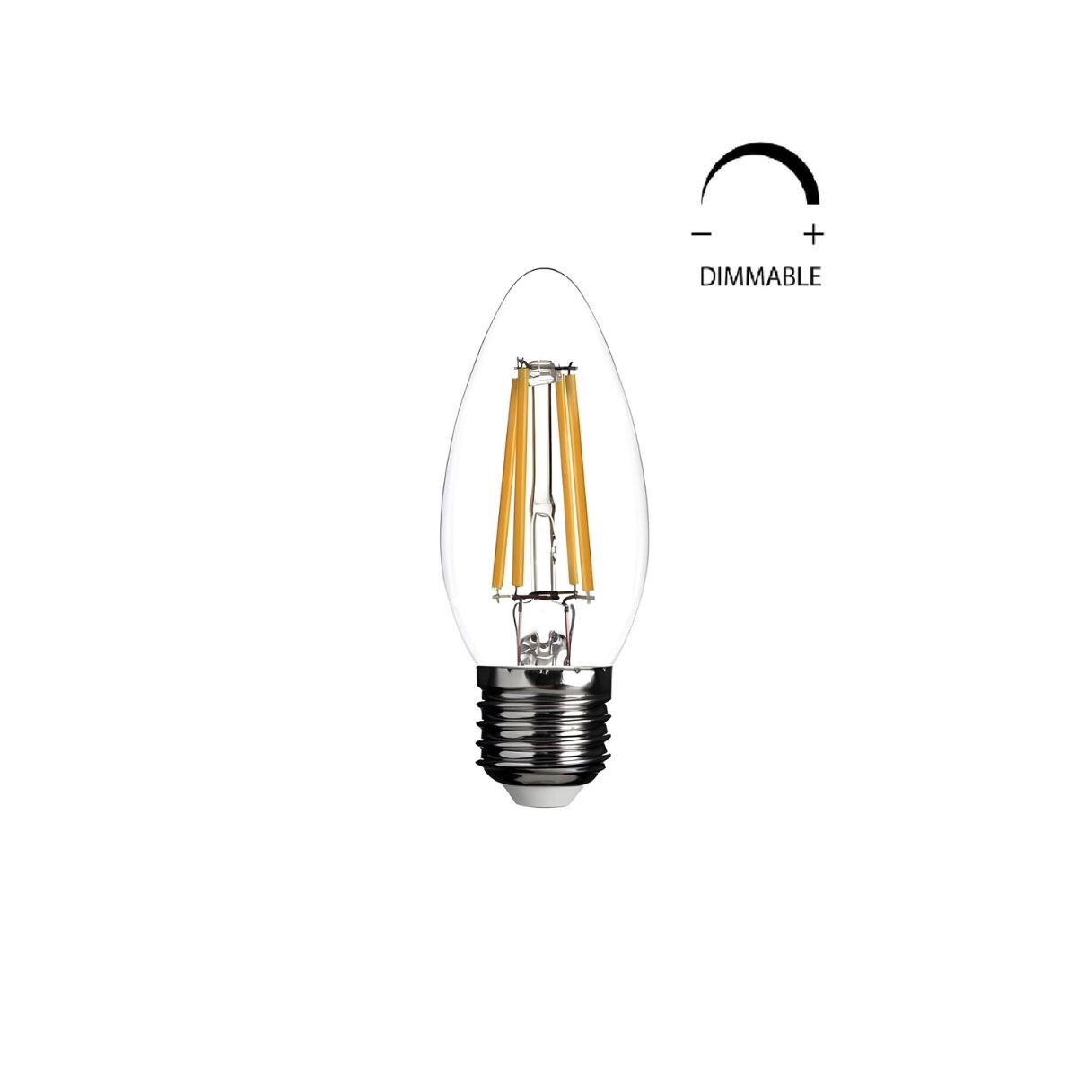 LAMPARA LED VELA E27 230V 4W DIMERIZABLE VYBA Lampara Led Vela E27 230v 4w Dimerizable Vyba