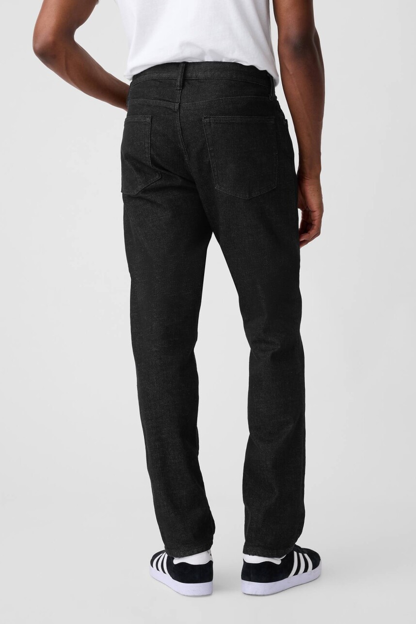 Jean Straight Hombre Black Rinse