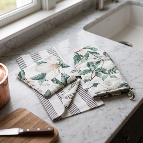 Kit Cocina Manopla - Pilar Magnolia