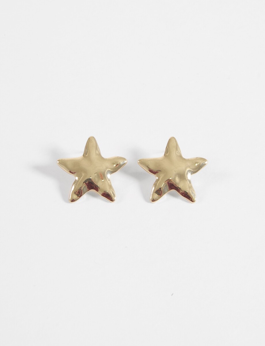 Caravanas star - dorado 