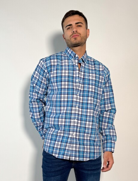 Camisa a cuadros Aquiles Petroleo