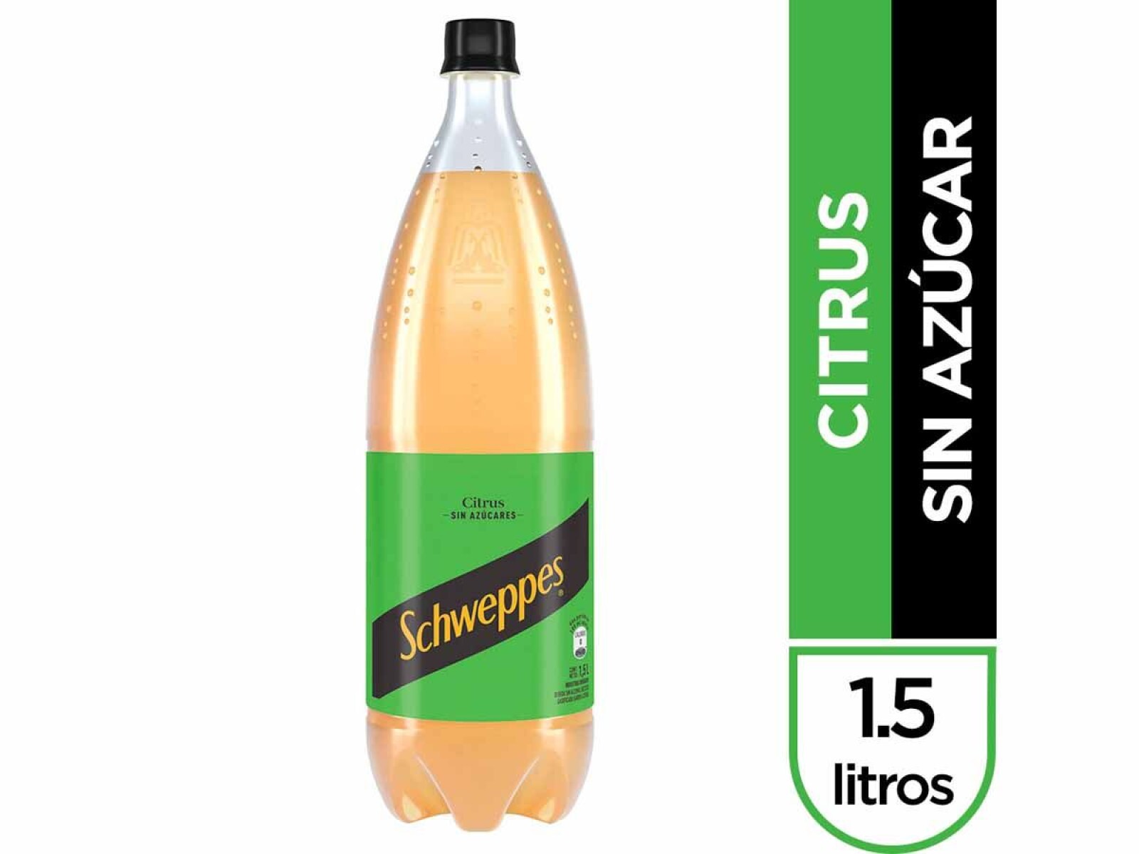SCHWEPPES CITRUS SIN AZUCAR 1.5L 
