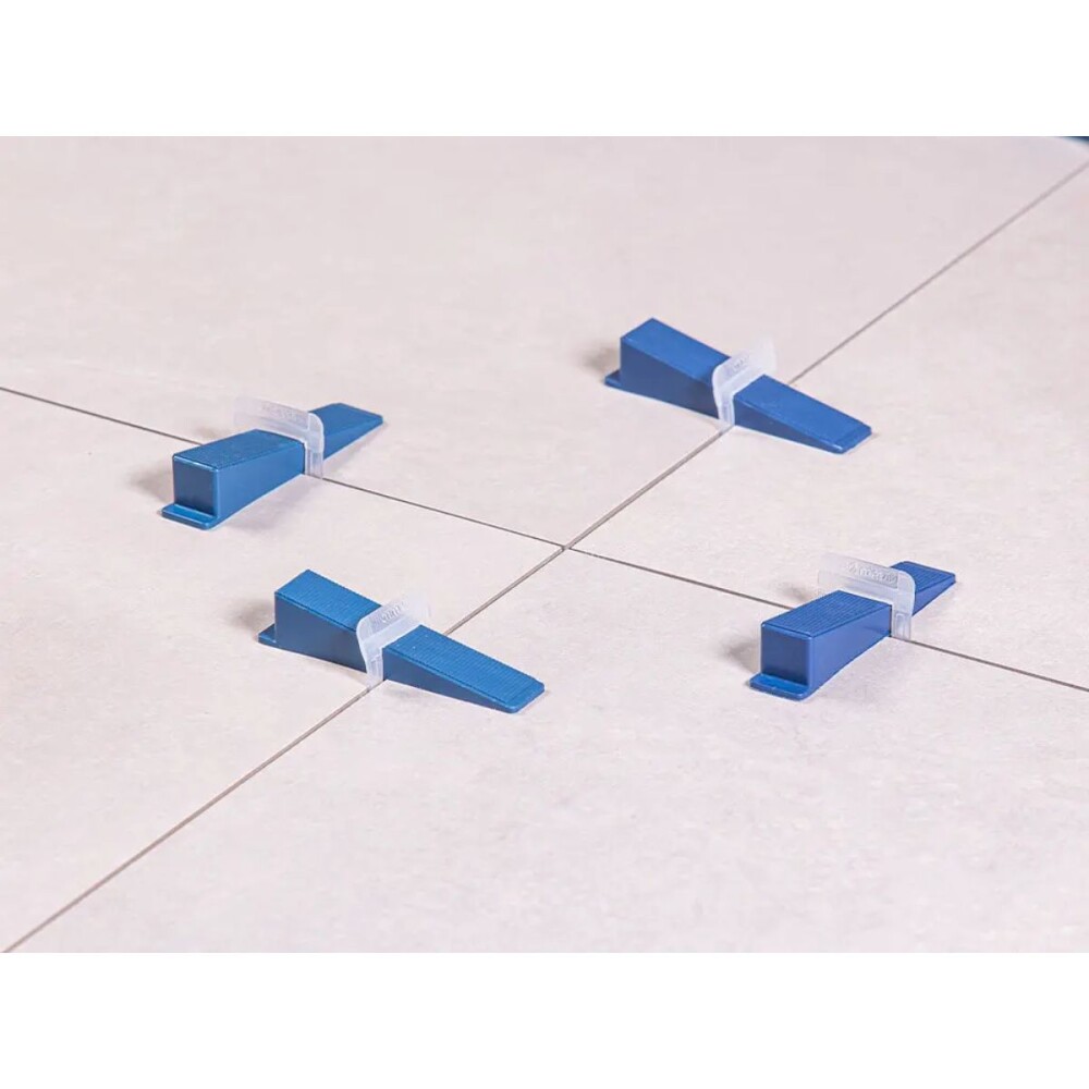 Base nivela pisos FLEX Eco 2mm 50pz blanco Base Nivela Pisos Flex Eco 2mm 50pz Blanco