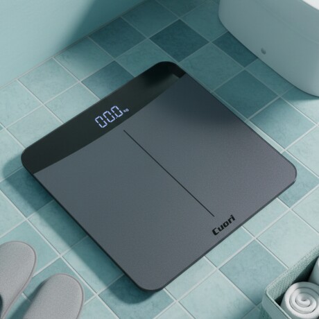 Balanza De Baño Cuori Digital Max 180 Kgs Gris/Negro