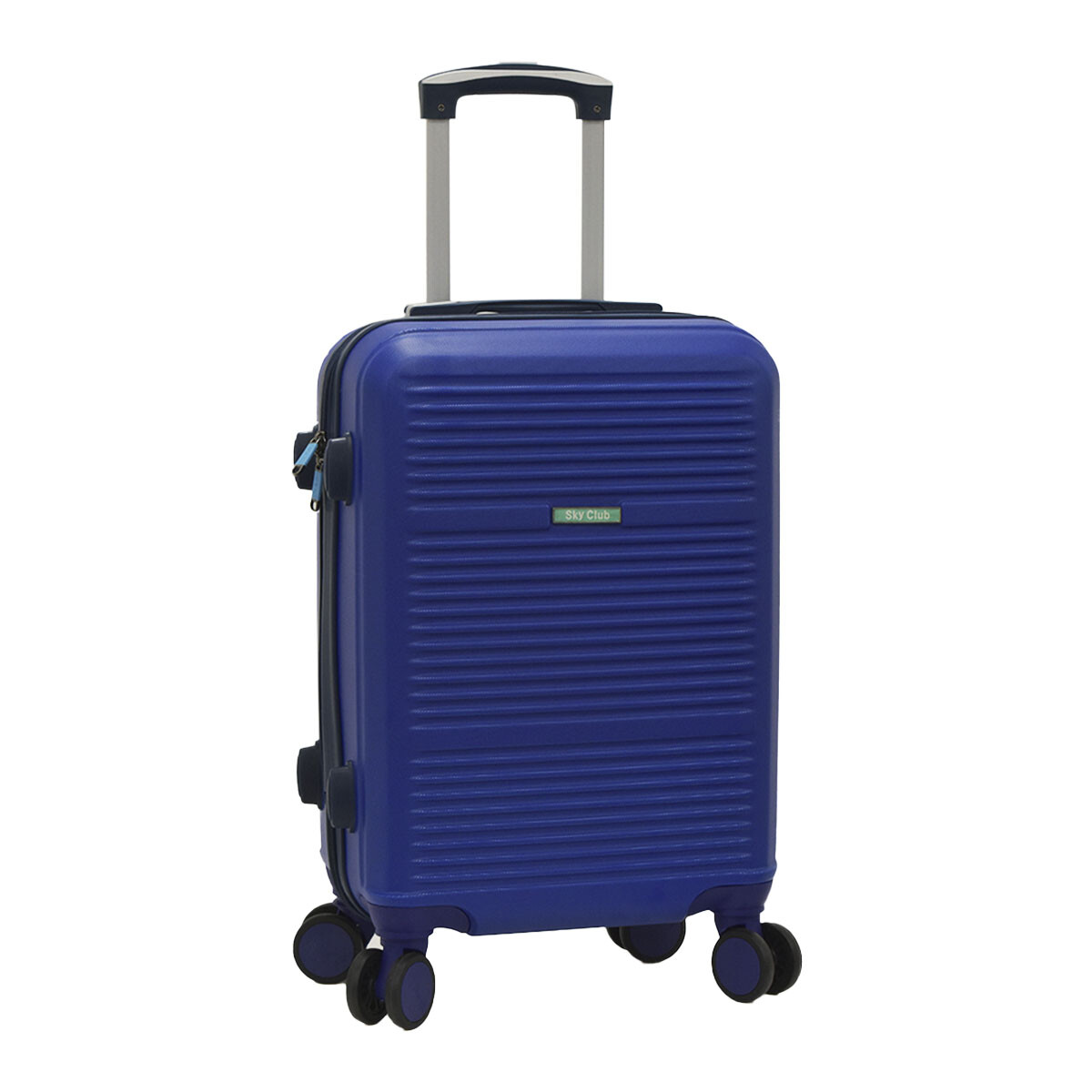 Valija Grande Rígida de Viaje Maleta con 4 Ruedas y Candado - Azul 
