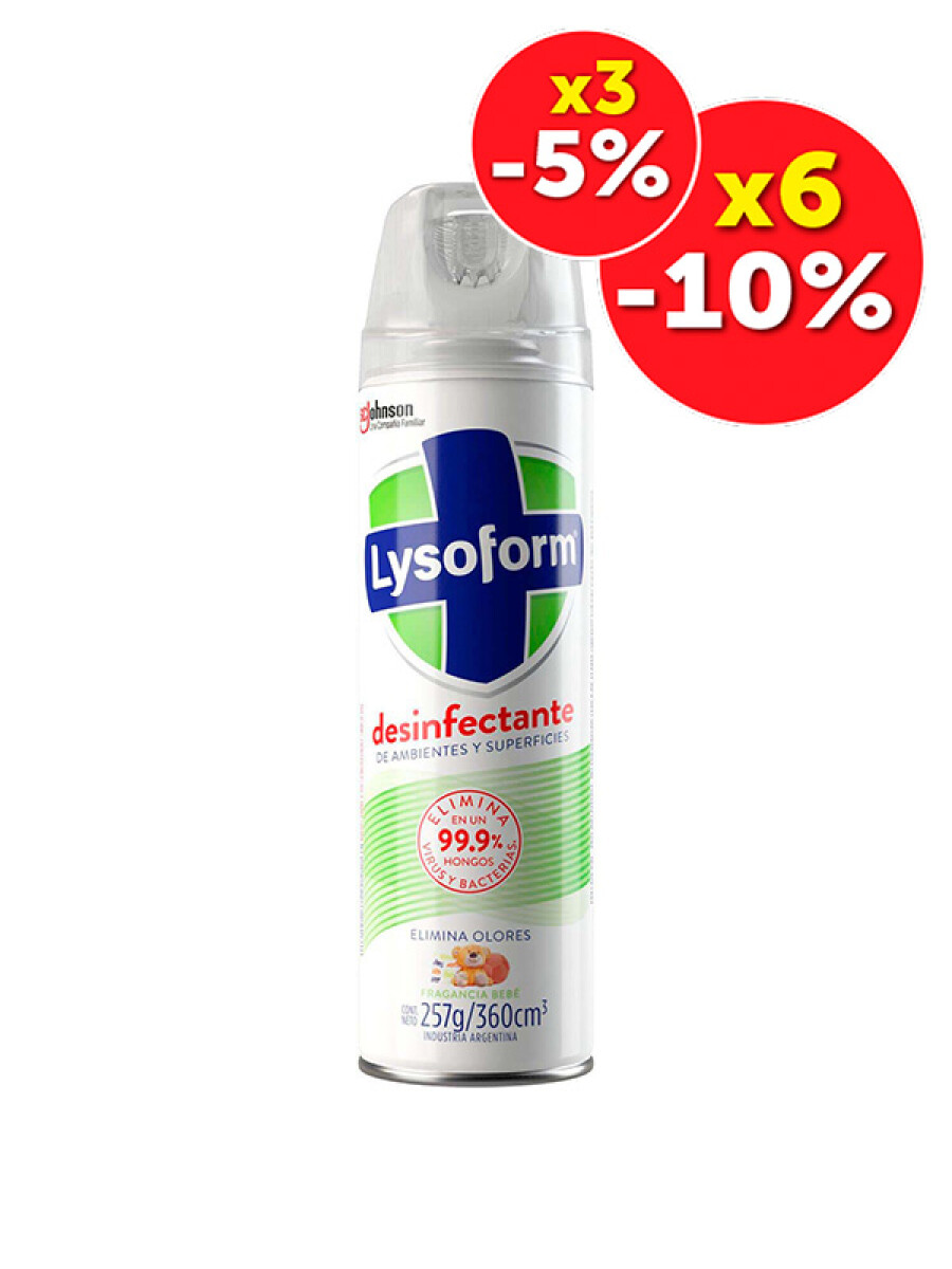 Lysoform Aerosol 360ml Bebé - Lysoform Aerosol 360ml Citrico 
