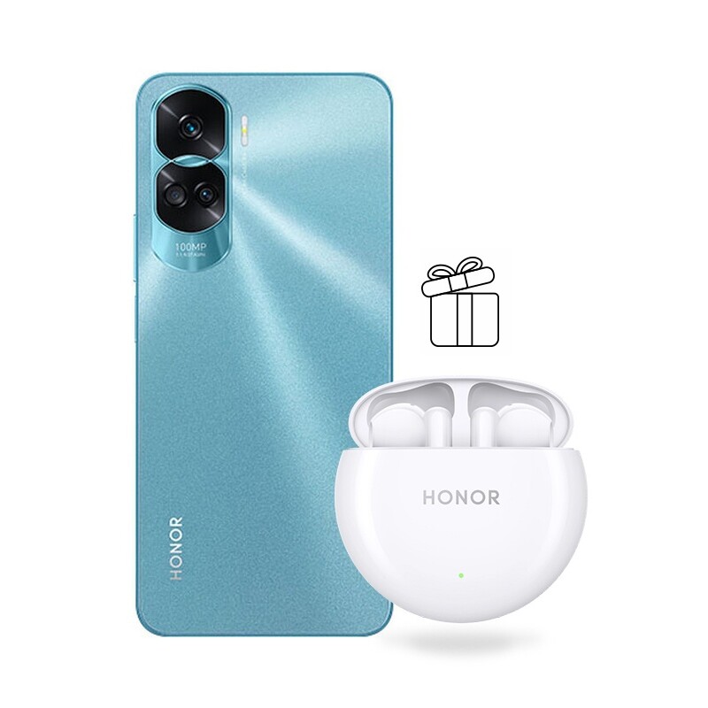 Celular Honor 90 lite 256GB 8GB Cyan + Auricular de regalo Celular Honor 90 lite 256GB 8GB Cyan + Auricular de regalo