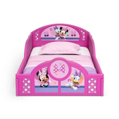 Juego de dormitorio de 3 piezas de Minnie Mouse para niños Rosado