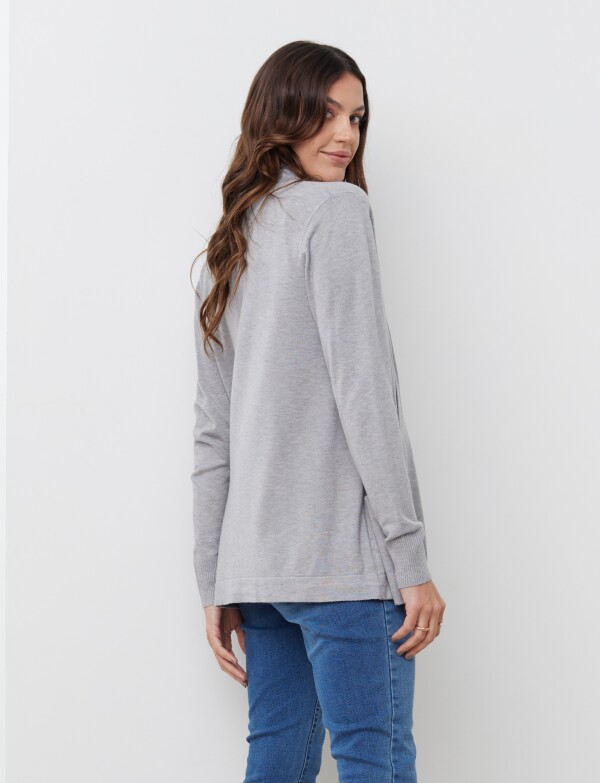 Cardigan Bolsillos GRIS