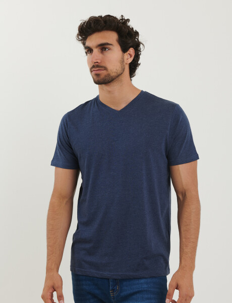 520770 T-SHIRT NAVIGATOR Azul Oscuro Melange