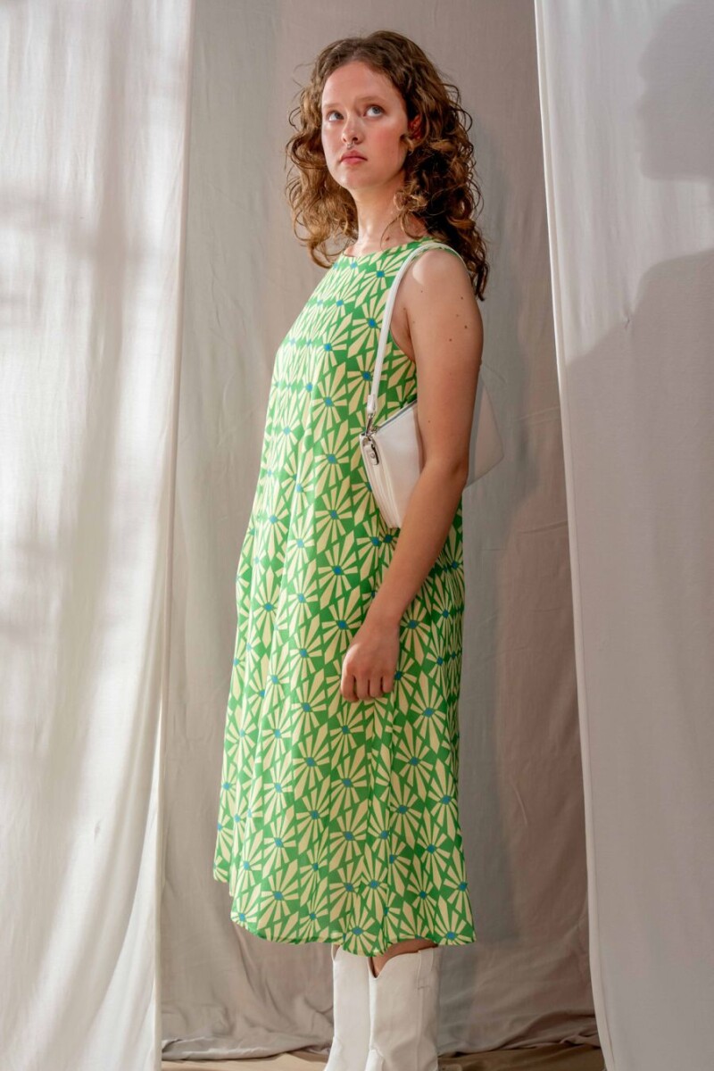 Vestido Romb Verde