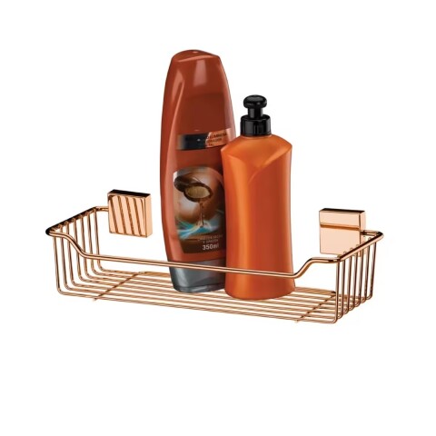 ORGANIZADOR DE DUCHA CUADRADO ROSE GOLD Organizador De Ducha Cuadrado Rose Gold