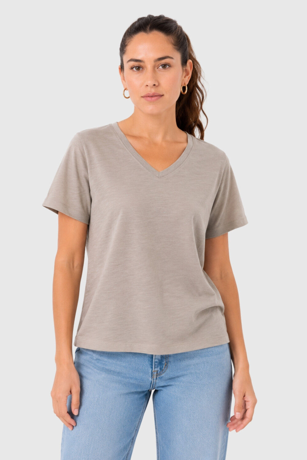 Remera Blumi Cemento