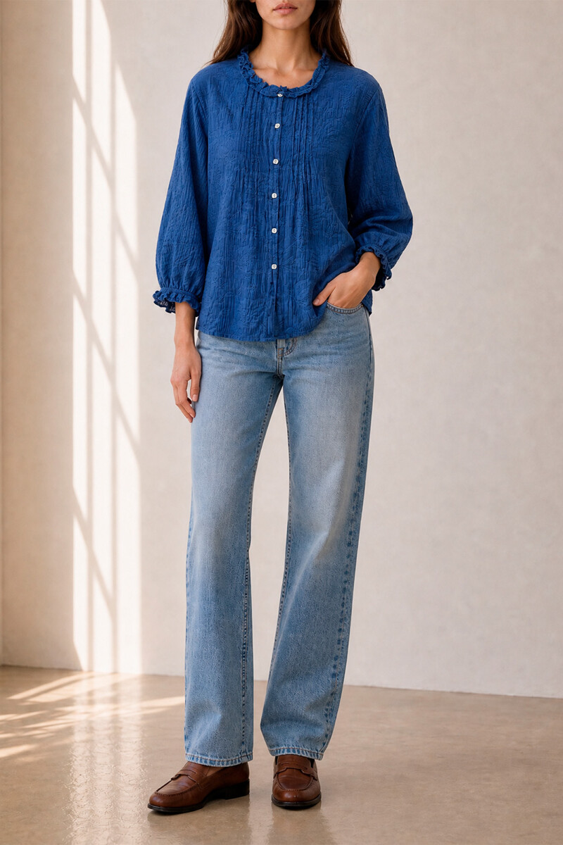 CAMISA MARGA AZUL