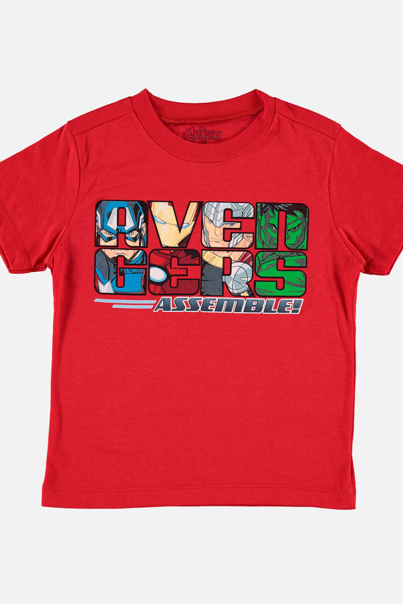 T-shirt de niño Marvel ROJO