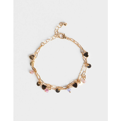 Pulseras Flexibles De metal Dorado