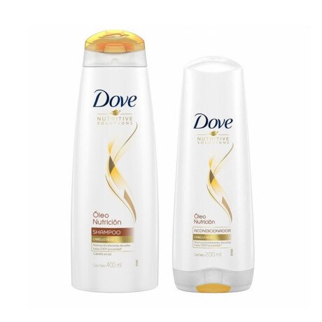 Pack DOVE Shampoo 400ml + Acondicionador 200ml Óleo Nutrición