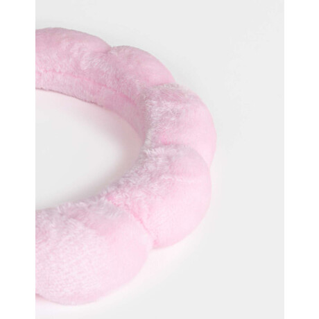 Vincha Puffy Estampada Rosa Claro