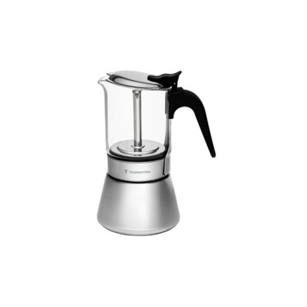 CAFETERA EXPRESSO ITALIANA 0.30 LT ACERO INOX Y VIDRIO TRAMONTINA 61768/060 CAFETERA EXPRESSO ITALIANA 0.30 LT ACERO INOX Y VIDRIO TRAMONTINA 61768/060