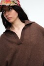 SWEATER COLLAR Marron