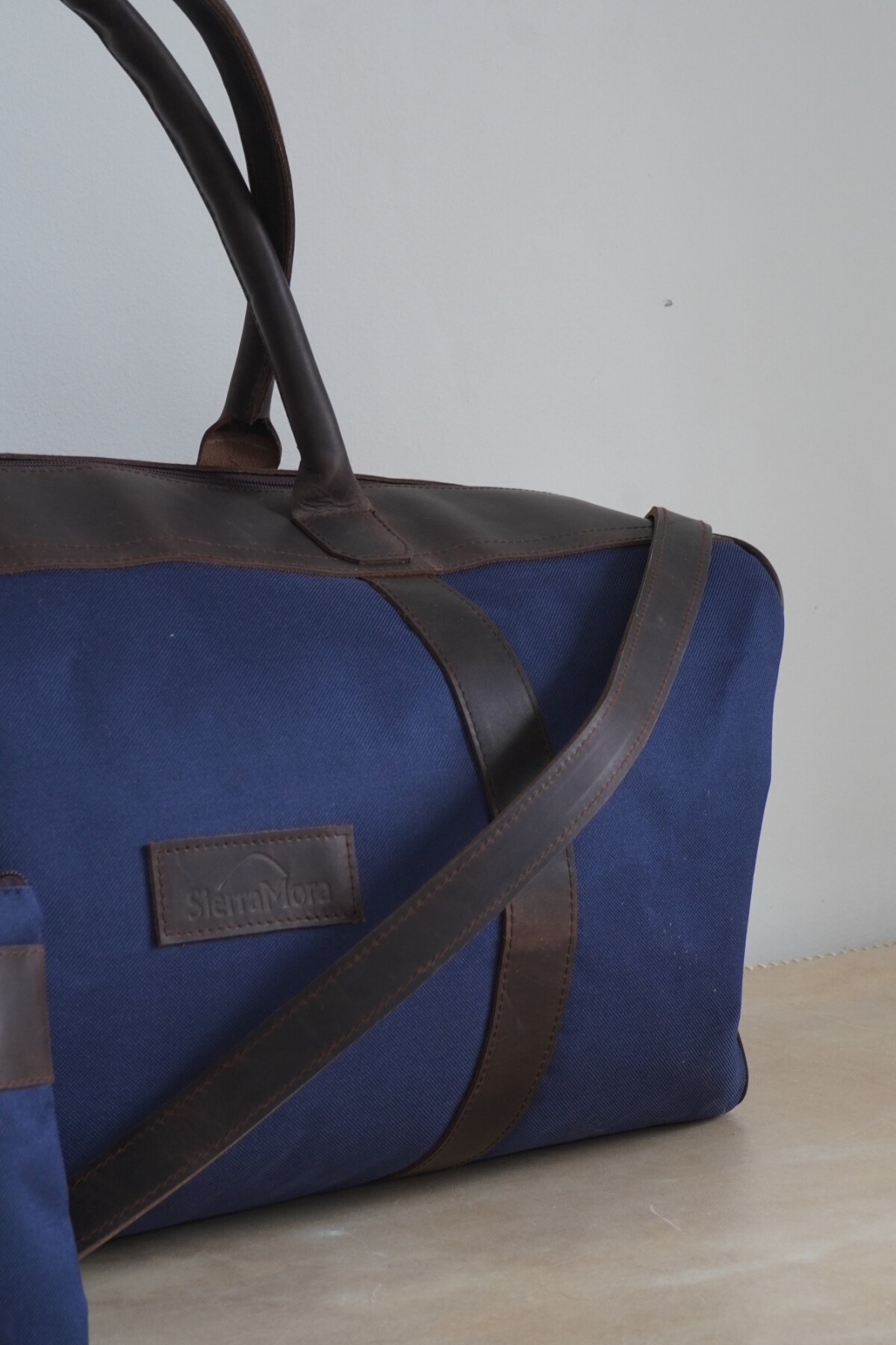 Bolso Sport XL Chocolate / Azul