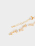 Pulseras Flexibles Flores Pulseras - Dorado