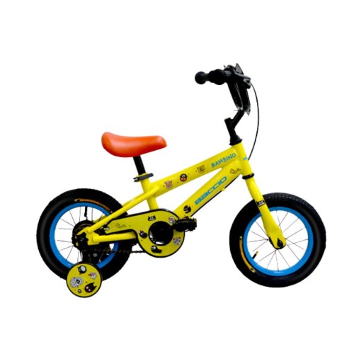 Bicicleta Infantil Bambino - Rodado 12 - Baccio Amarilla