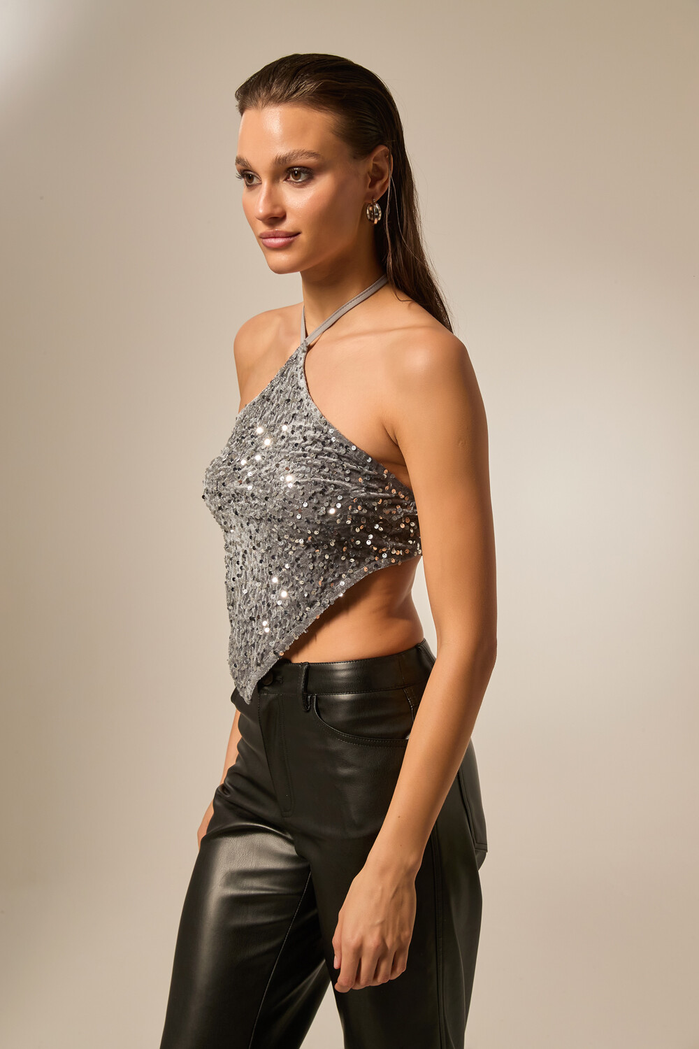 Tops Puntal Plateado