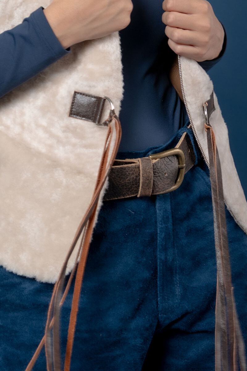 Cinto zoe Marron gastado