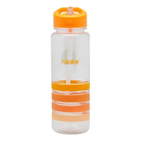 Botella Personal Keep Con Sorbito 750ml Naranja