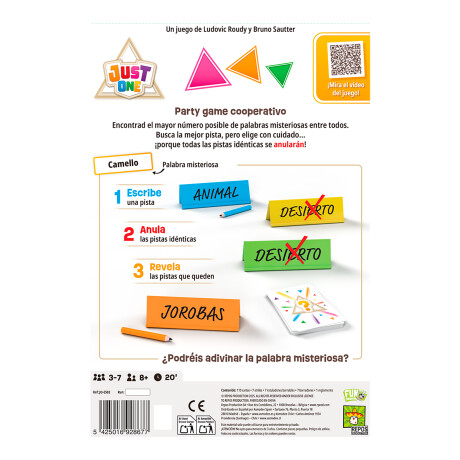 Juego de Mesa Asmodee Just One +8 001