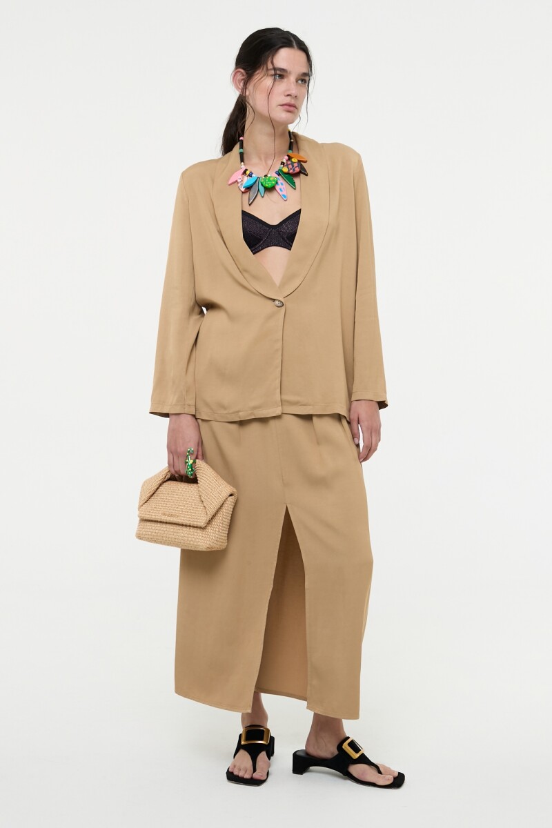 FALDA MAXI Camel