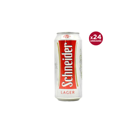Cerveza Schneider Lata 24 unidades 473 ml