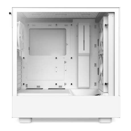 Nzxt - Gabinete H5 Flow Rgb CC-H51FW-R1 - Medio Compacto. Ventana Vidrio Templado. Color Blanco. 001