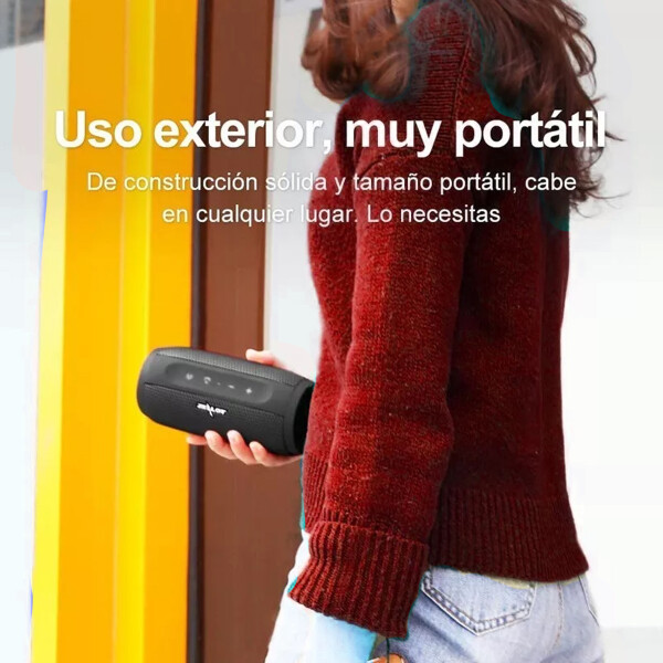 Parlante Zealot Bluetooth S16 ROJO