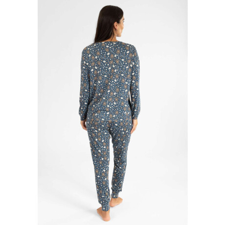 Pijama Peach Lucky Azul