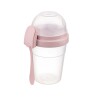 Vaso yogurt To-Go con cuchara 11.5x9.8 cm QLUX IDE Vaso yogurt To-Go con cuchara 11.5x9.8 cm QLUX IDE
