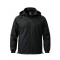 Campera impermeable forro polar Negro