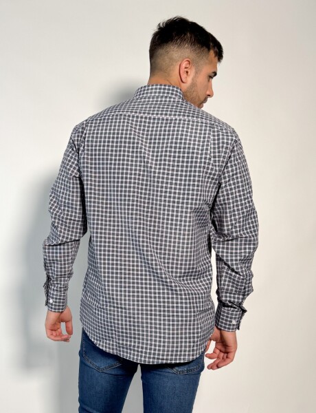 Camisa a cuadros Cronos Negro