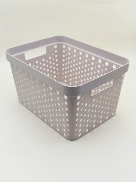 CESTO ORGANIZADOR GRIS