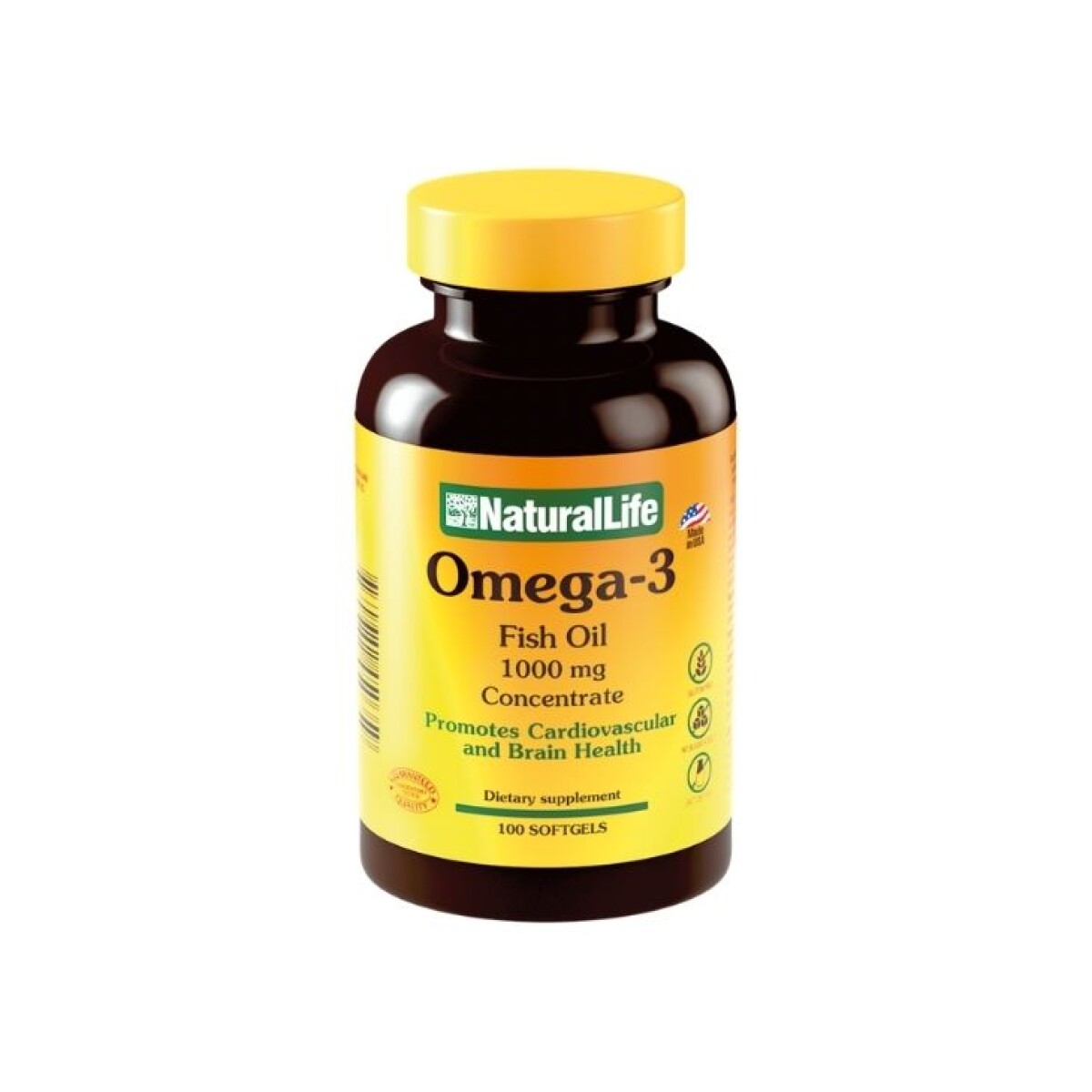 Natural Life Omega 3 Fish Oil 1000mg 100 caps 