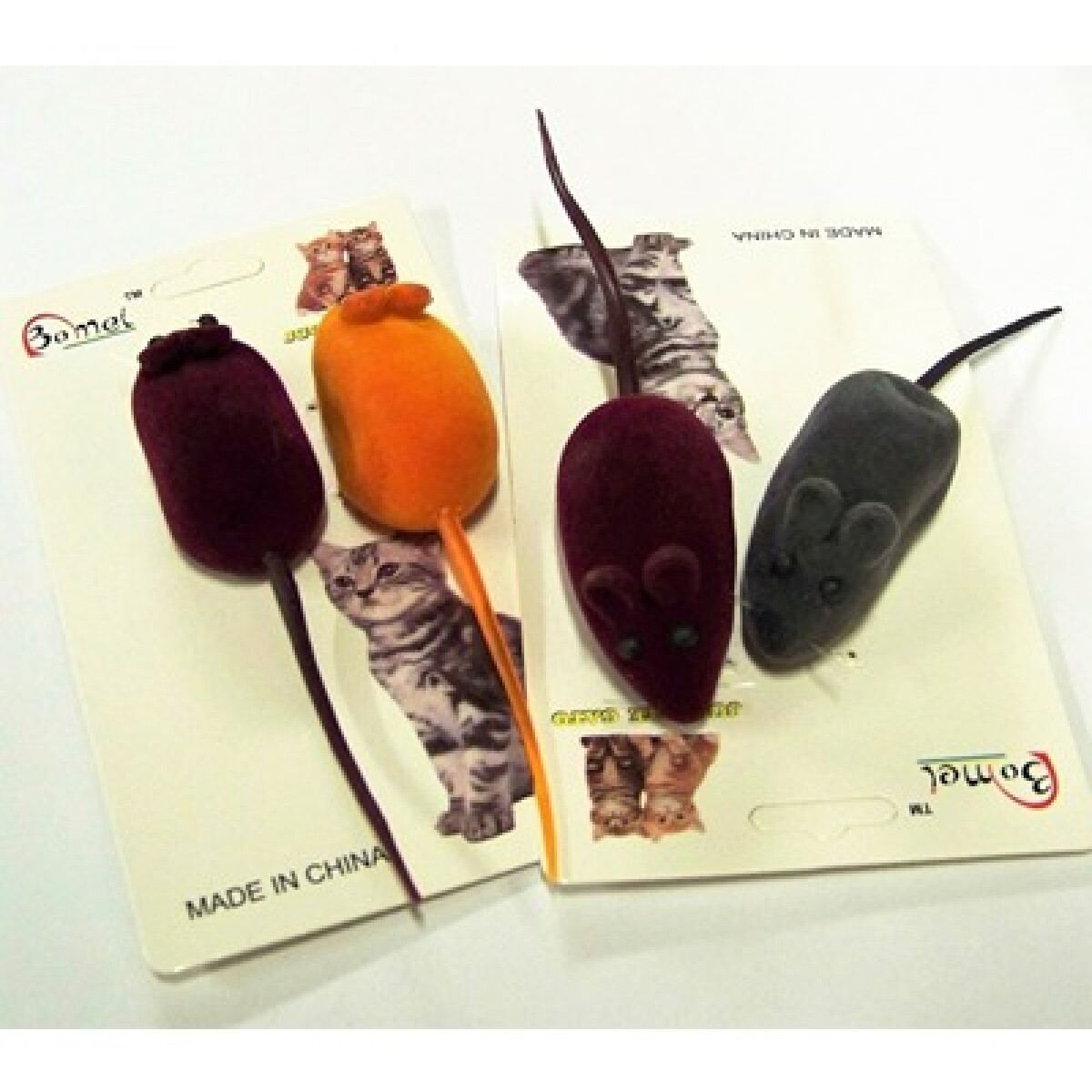 Juguete p/Gatos 2 Pcs Blister Cartón 