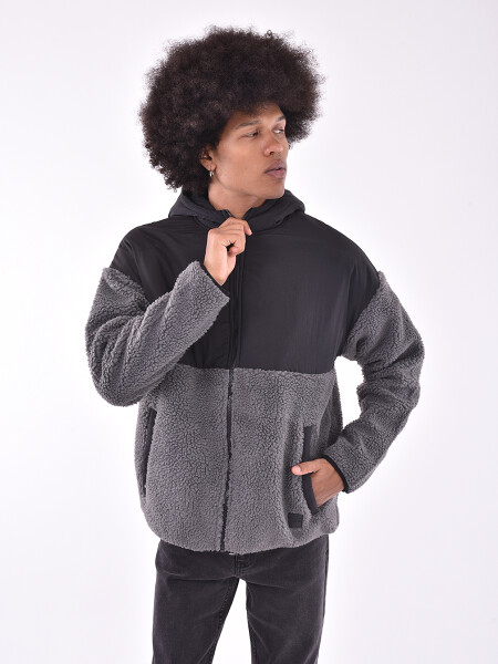 CAMPERA OYU GRIS OSCURO