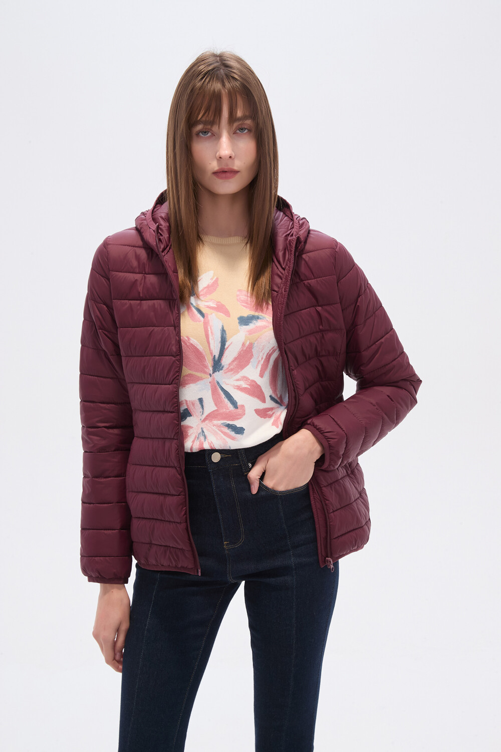 Campera Lenox Cereza Oscuro
